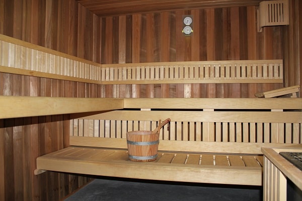sauna de Family Ecolodge, pour se détendre lors d'un séminaire ambiance feu de camp